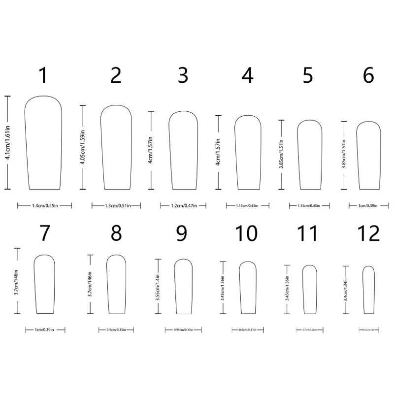 Ultra-long French False Nail Shiny Butterfly Elegant Reusable Artificial Nail for Women and Girl Nail Salon at Home