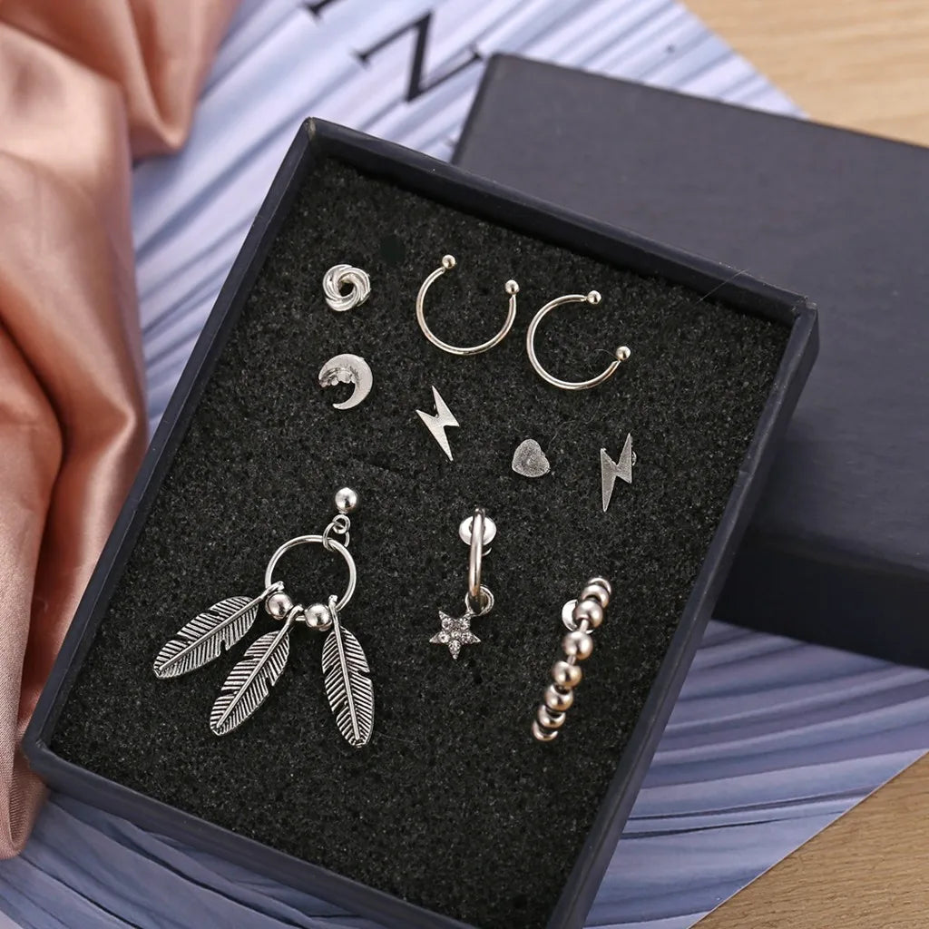 925 Sterling Silver Ear Needle Fashion Hoop Earrings White Crystal Luxury Women'S Silver Earrings Wedding Women'S Jewelry Gift