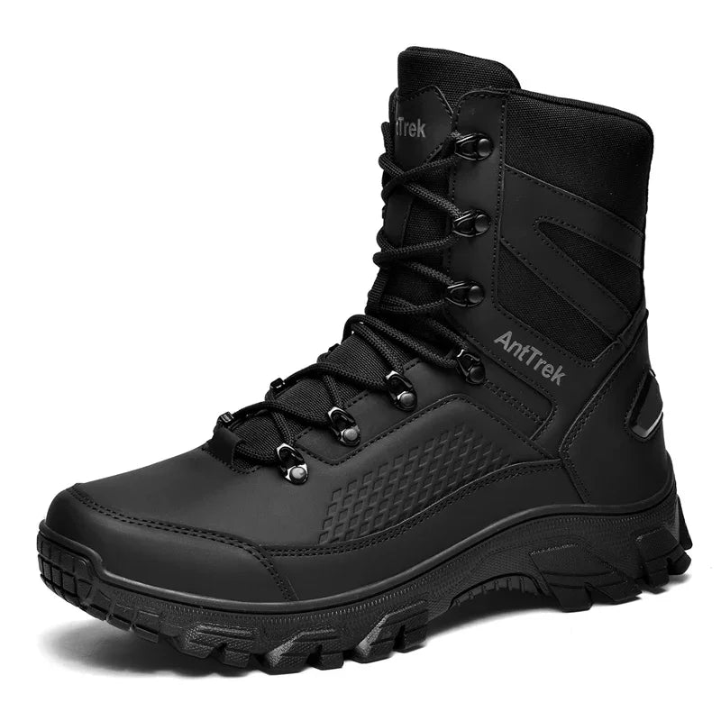 Hiking Shoes Men Outdoor Anti-slip Breathable Comfortable Casual Sports Shoes Men Thick-soled Shock-absorbing Combat Boots Men