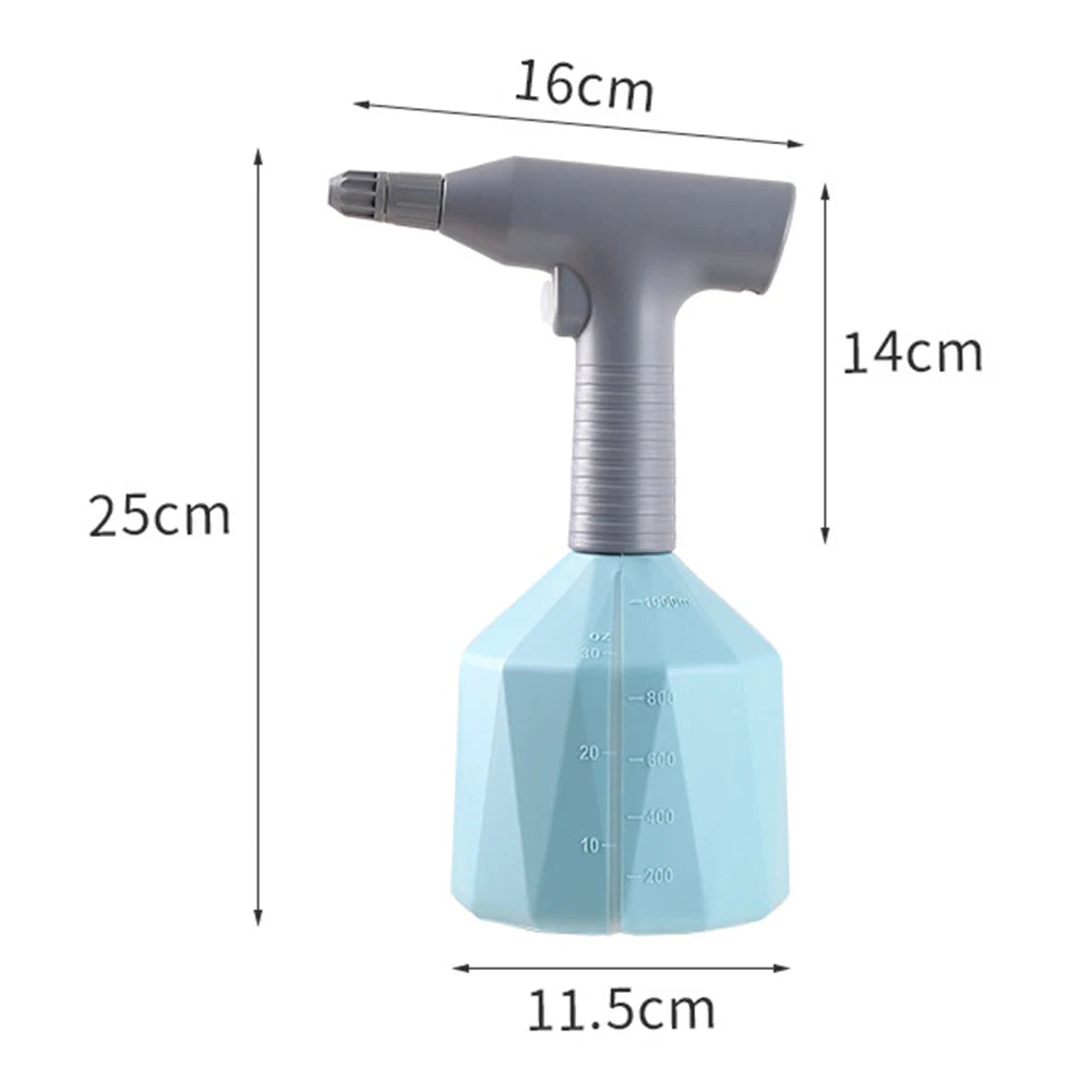 1L Pressure Sprayer Tool USB Rechargeable Handheld Plant Sprayers 360 Adjustable Nozzle Leakproof for Agricultural Irrigation