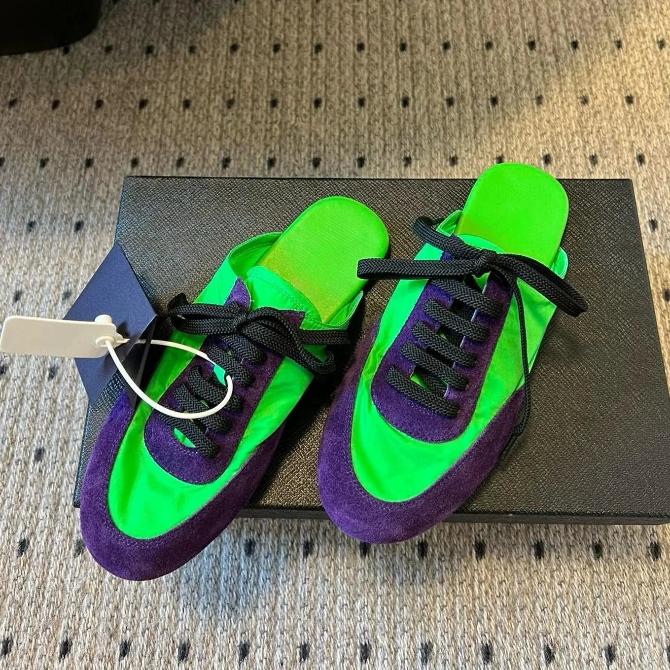 2025 Newest Spring Casual Tennis Shoes For Woman Suede Round-toe Lace-Up Sneakers Shoes Mix Colors Athletic Shoes Bota Feminina