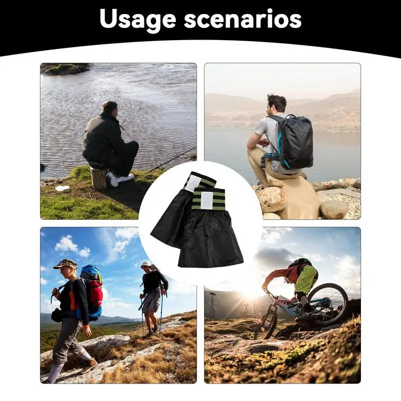 Cycling Leg Gaiters For Men Shoes Gators For Hiking Waterproof Breathable Boots Gators Extended Snow Gaiters ﻿