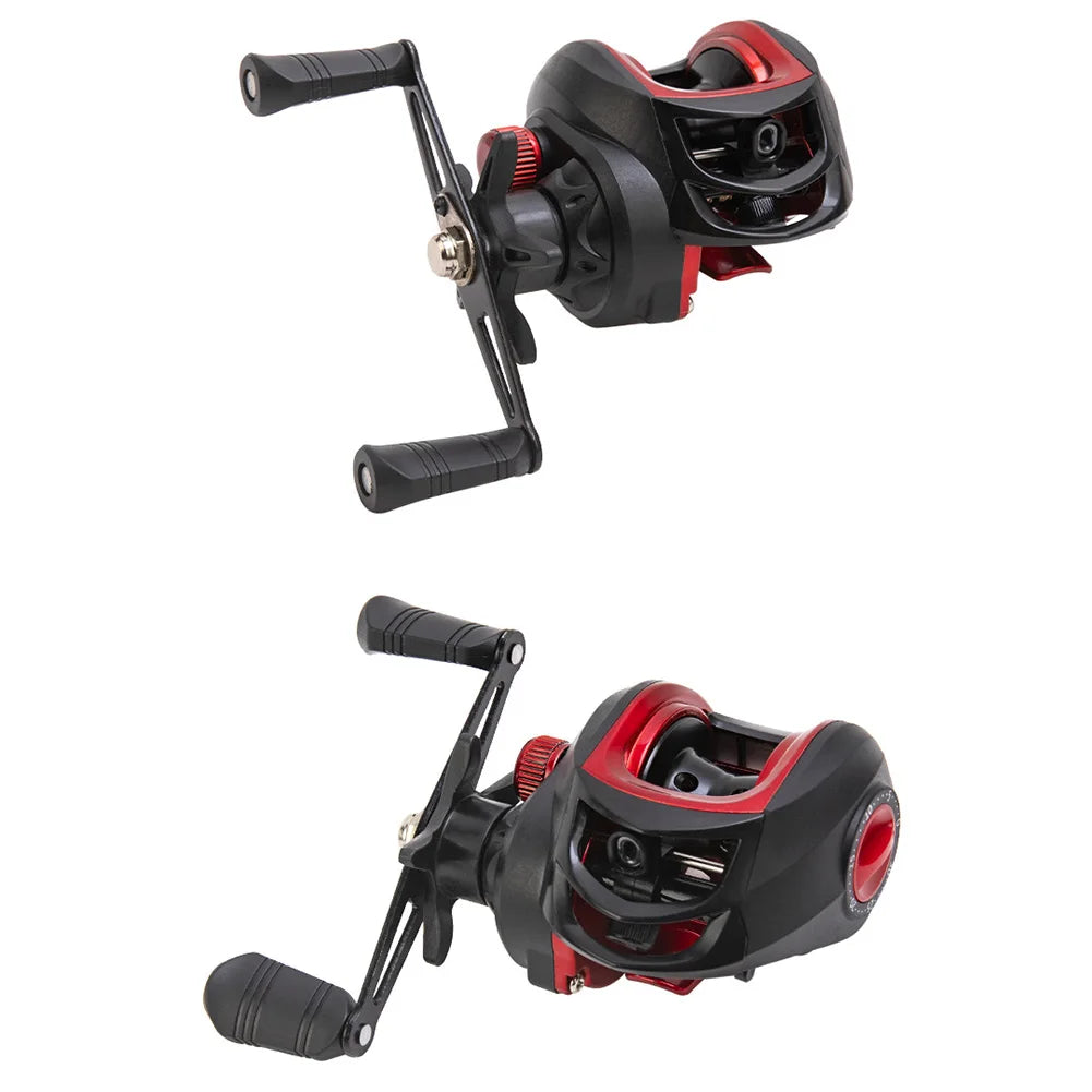 Baitcasting Reel 7.2/1 Gear Ratio High Speed Fishing Reel Magnetic Brake System Right Left Hand for Fresh Saltwater