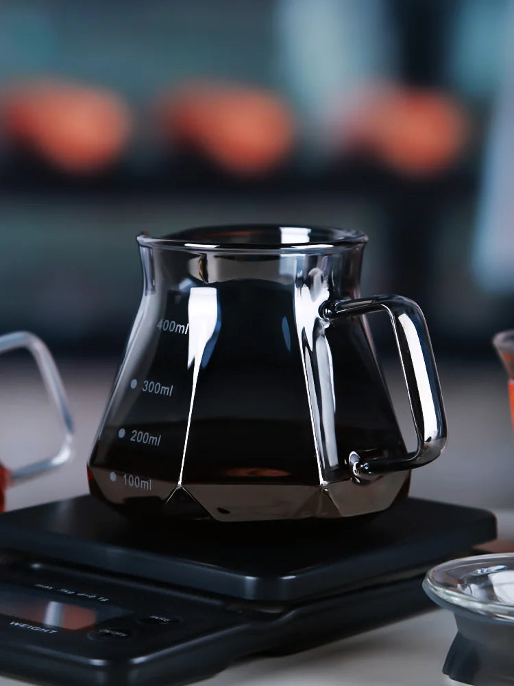 Coffee Obsidian Diamond Hand-brewed Coffee Sharing Pot Filter Cup Cloud Hand-brewed Coffee Pot Set
