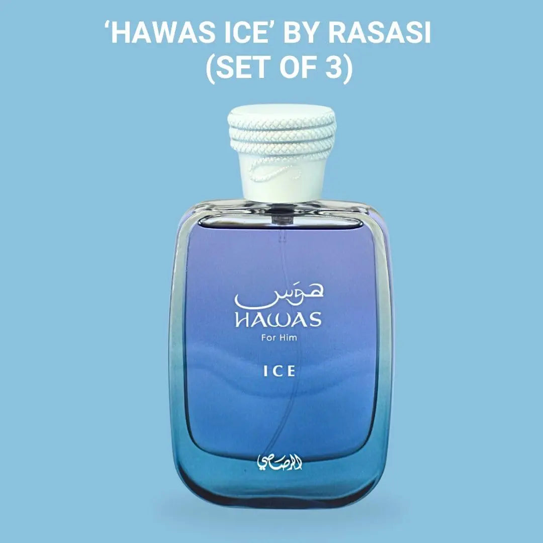 100ML RASASI Hawas Ice Pheromone Fragrance Arabian Women's Perfume Pheromone Cologne for Man Attract The Opposite Sex Makeup