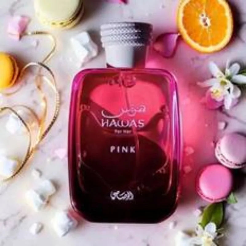 100ML RASASI Hawas Pink Pheromone Fragrance Arabian Women's Perfume Pheromone Birthday Present Cologne Man Attract Opposite Sex
