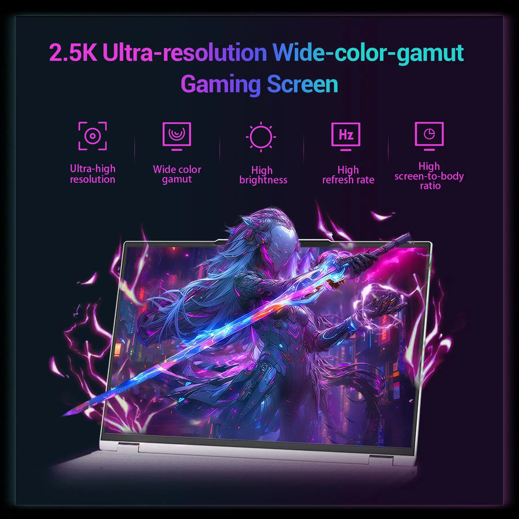 FIREBAT 16Pro Gaming Laptop 16Inch Intel i7 13700HX 16C/24T 5GHz CPU RTX 5060 2.5K 300Hz 32GB DDR5 1TB PCIe4.0 SSD Gamer Laptop