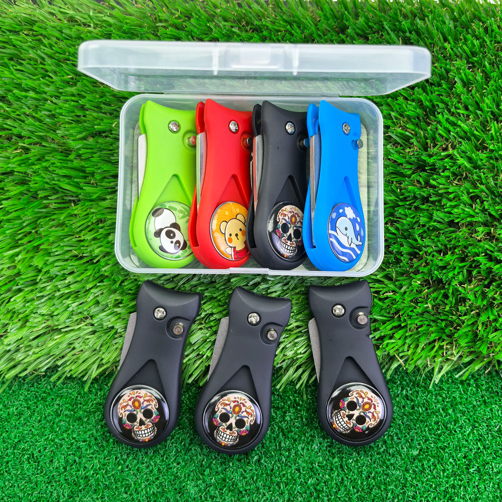 4-Color Golf Green Fork Set Lawn Repair and Turf Maintenance Tools for Golf Course Cleaning and Care Accessories