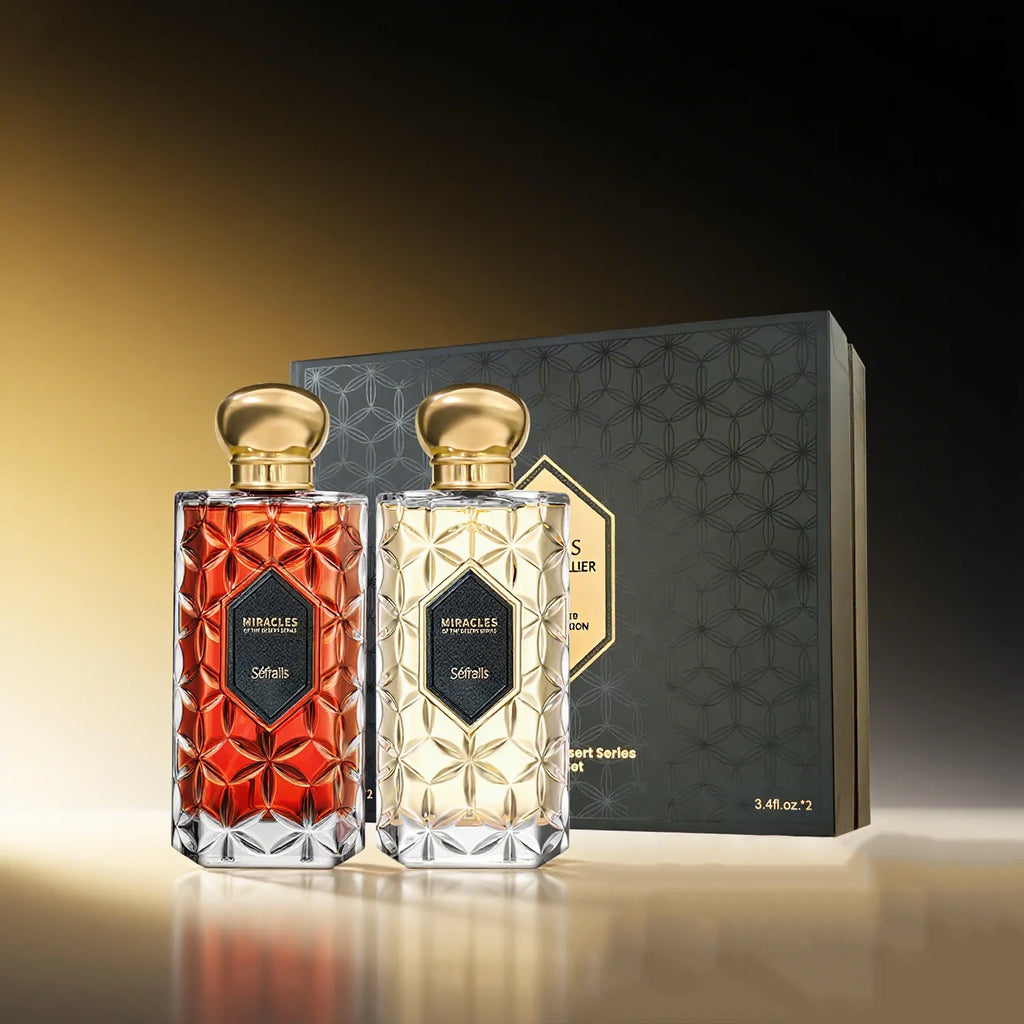 Séfralls High Quality Men Cologne 100ML*2 Oud Wood SandalwoodLong Lasting Strong Pheromone Men's hormones Romance Gentleman