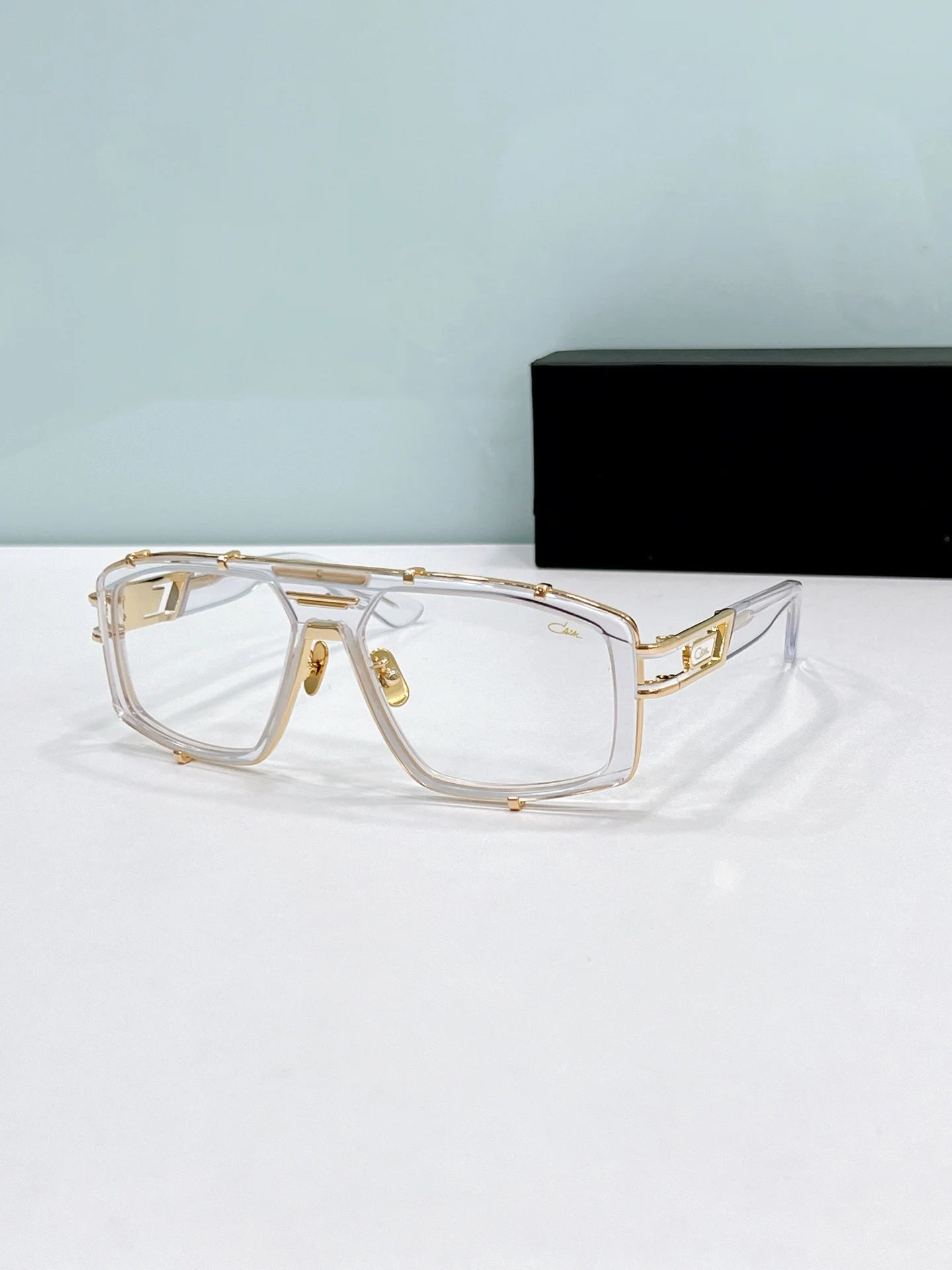 Original CCAZAL MOD8046 Polarized Gradient Driving Anti-Glare Men Sunglasses Trendy Luxury Leisure Business Women Couple Eyewear