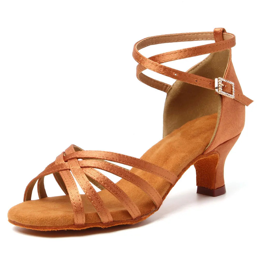 Woman latin dance shoes ladies girls professional dance shoes tennis 5/7cm suede soft sole jazz salsa practice shoes