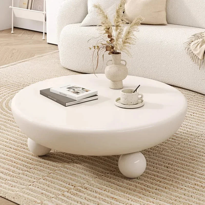Living Room Coffee Tables Luxury Modern Design Nordic Minimalist Coffee Tables Round Wood Tavolino Da Salotto Home Furniture