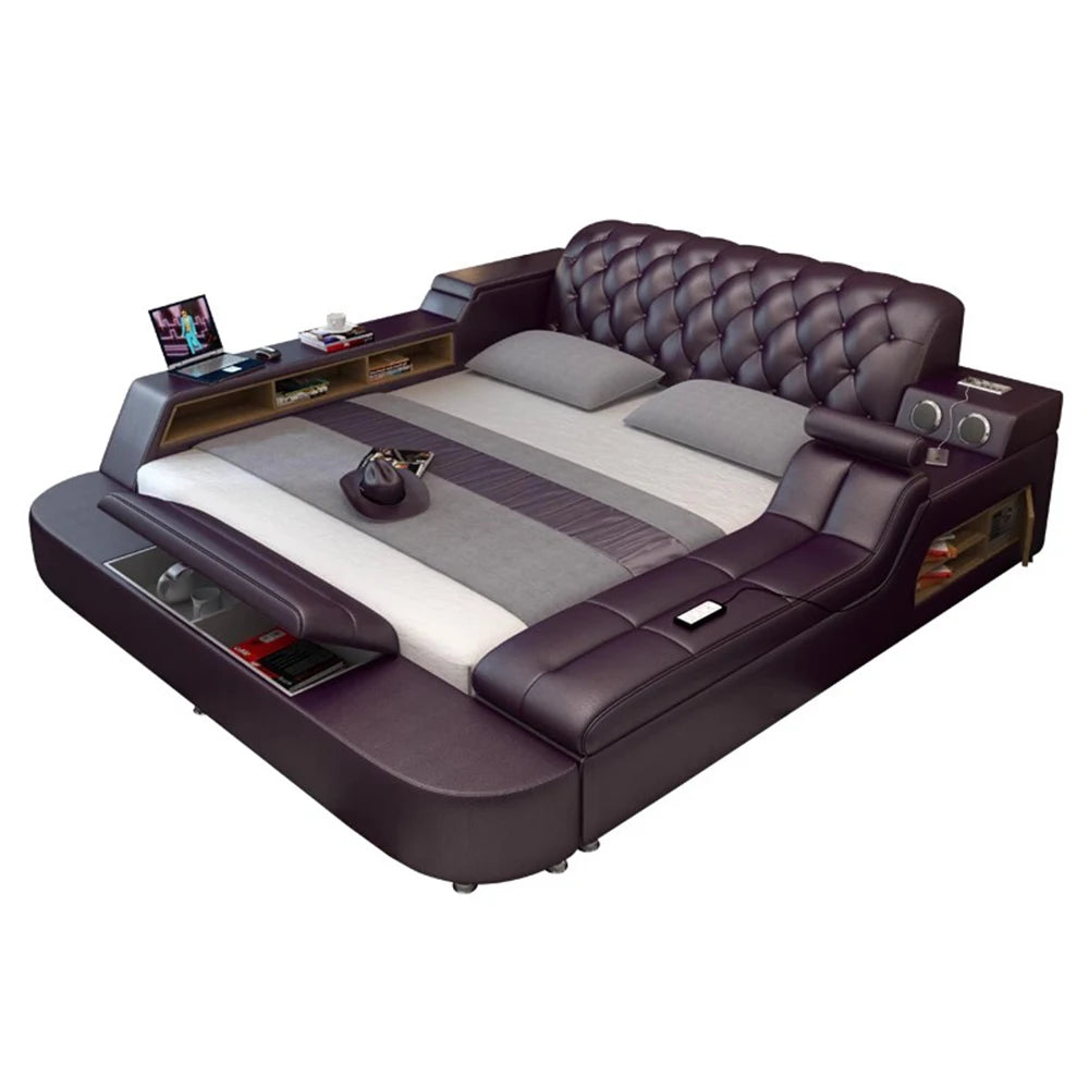 Unique Aesthetic Bed Laptop Dressing Frame Lounge Double Bed Dressers Sleeping Queen Muebles Para El Hogar Home Furniture
