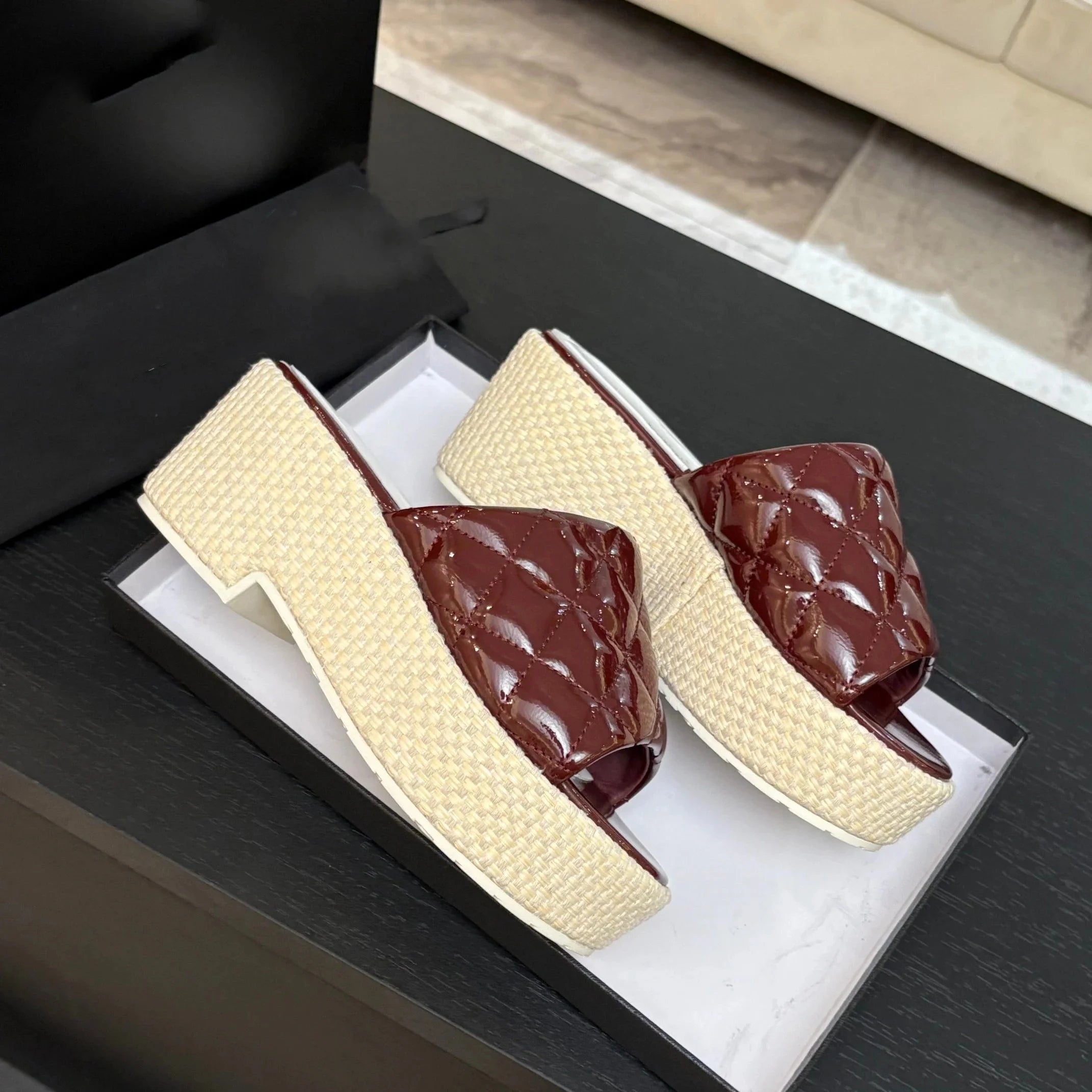 Shoes Women Size35-42 Butterfly Knot Sandals Super High Heels Pearls Pumps Genuine Leather Designer Shoes Zapatillas De Mujer