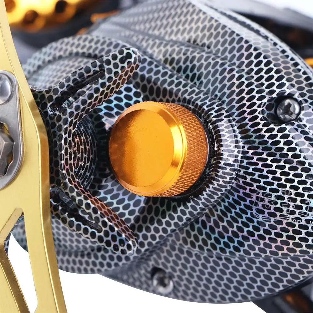 Carp Fishing Accessories Right Hand 7.2:1 Carbon Fiber Baitcasting Reel 10KG Max Drag Spinning Reel Fishing Wheel