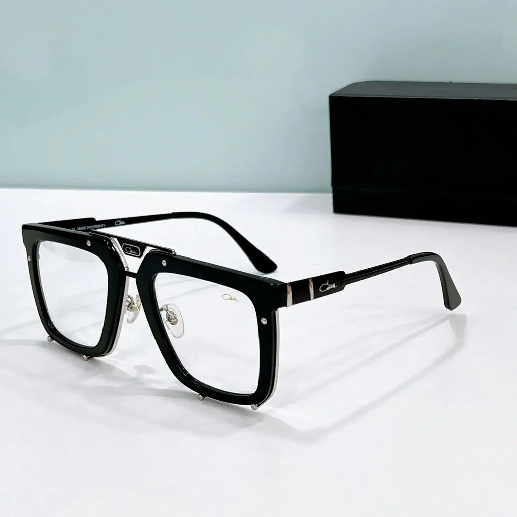 Original CCAZAL MOD648 Gradient Purple Lenses Driving Anti-Glare Men Sunglasses Alloy+Acetate Frame Luxury Women Couple Eyewear