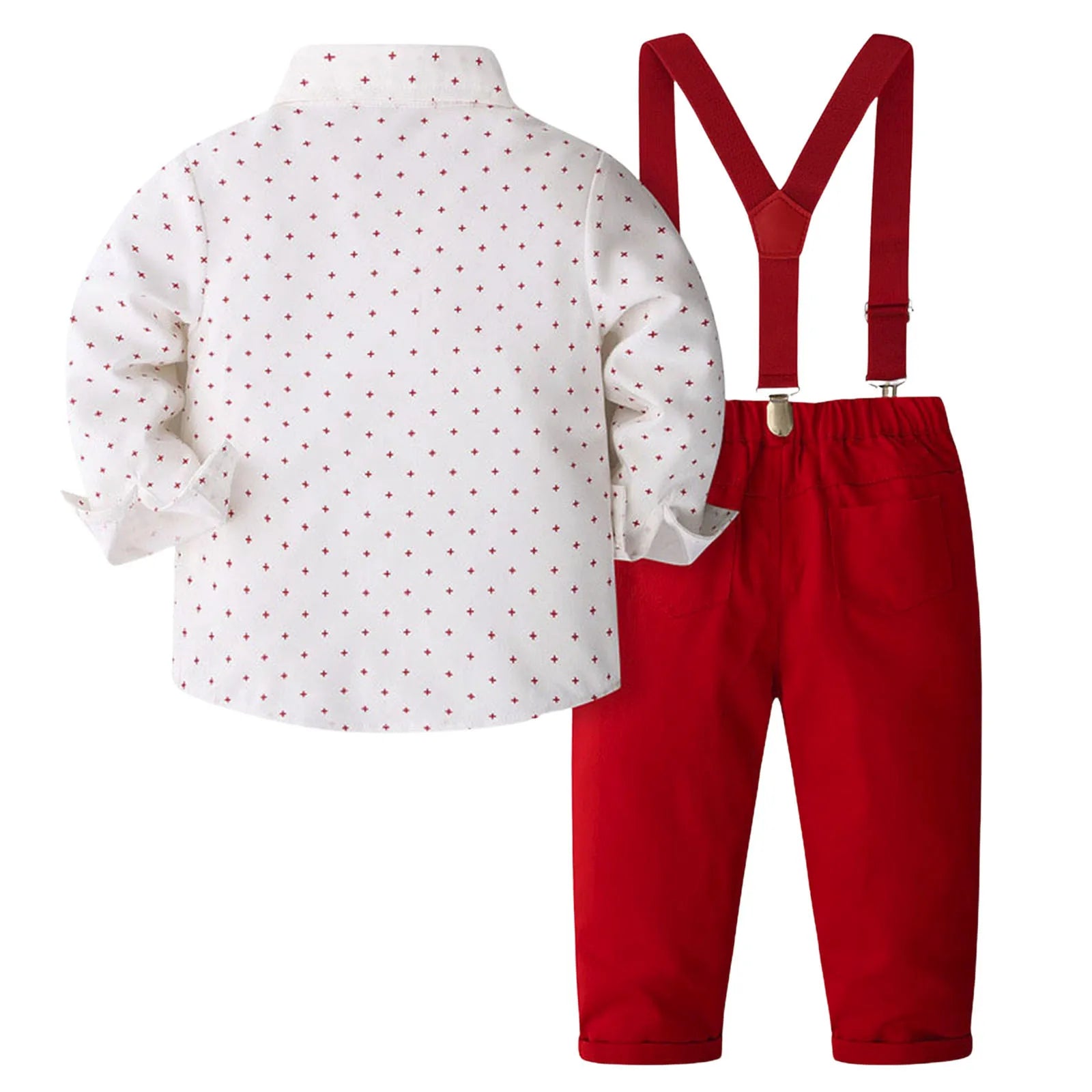 Baby Boys Clothing Sets Infants Newborn Boy Clothes Long Sleeve Tops+Overalls 2Pieces Outfits Spring Autumn Kids Bebes Clothing