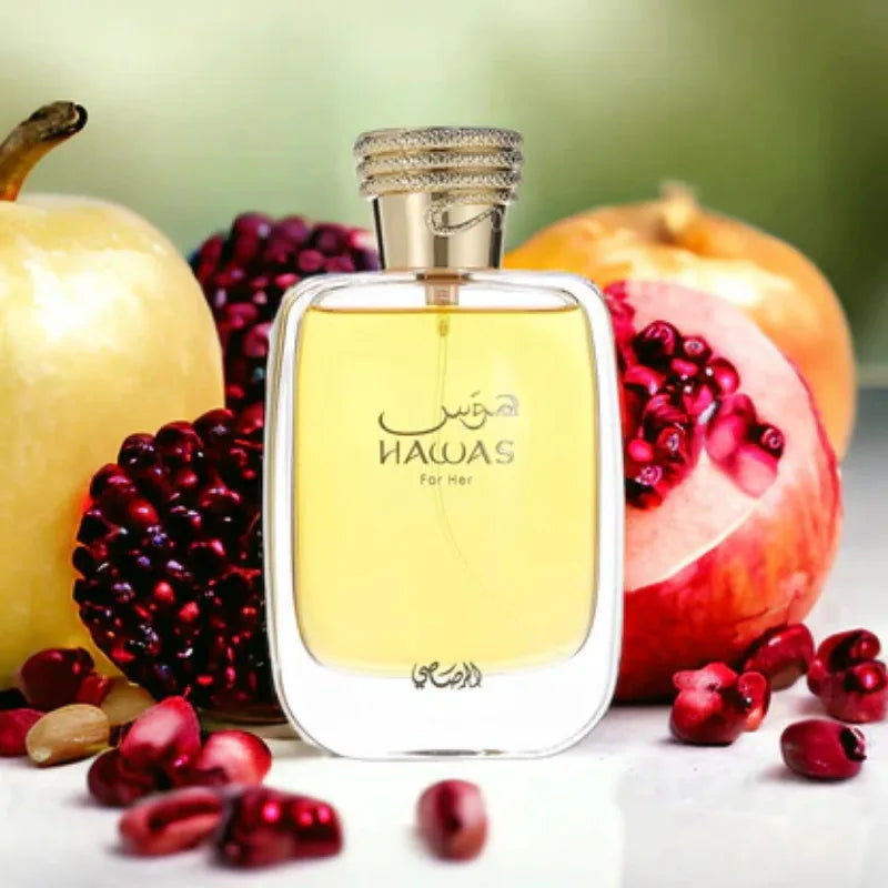 Rasasi Hawas For Her Eau de Parfum Spray 100ml Original Arab Perfumes Lasting Floral Fragrance Pheromones Perfume Cologne Makeup