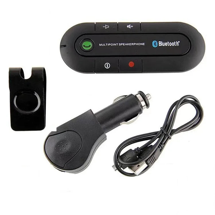 Wireless Bluetooth Speakerphone V4.1 Car Kit Handsfree Music Receiver Auto AUX Audio MP3 Music Receiver Universal Streaming
