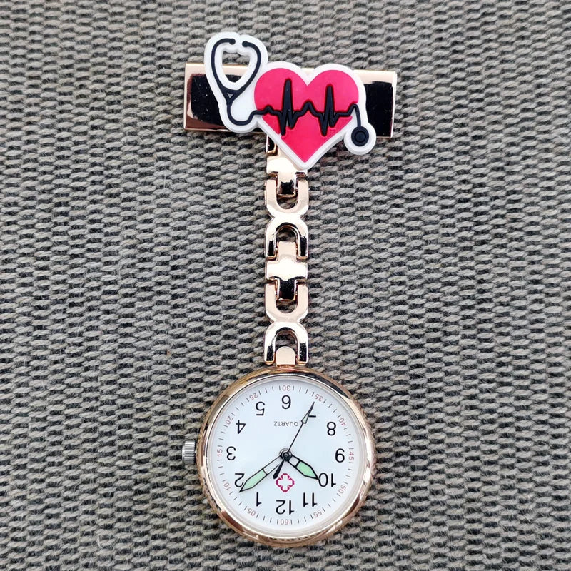 Personalized Your Name Logo Nurse Watch Hanging Medical Healthcare Gift Pocket Watch Men Women Quartz Doctor Midwife Fob Watch