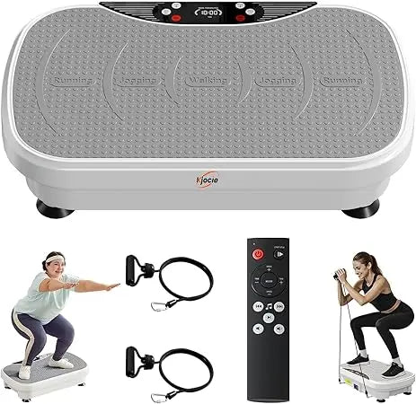 Vibration Plate Exercise Machine, Full Body Shaker Workout Vibration Plate for Lymphatic Drainage Weight Loss, Waver Vibrating F