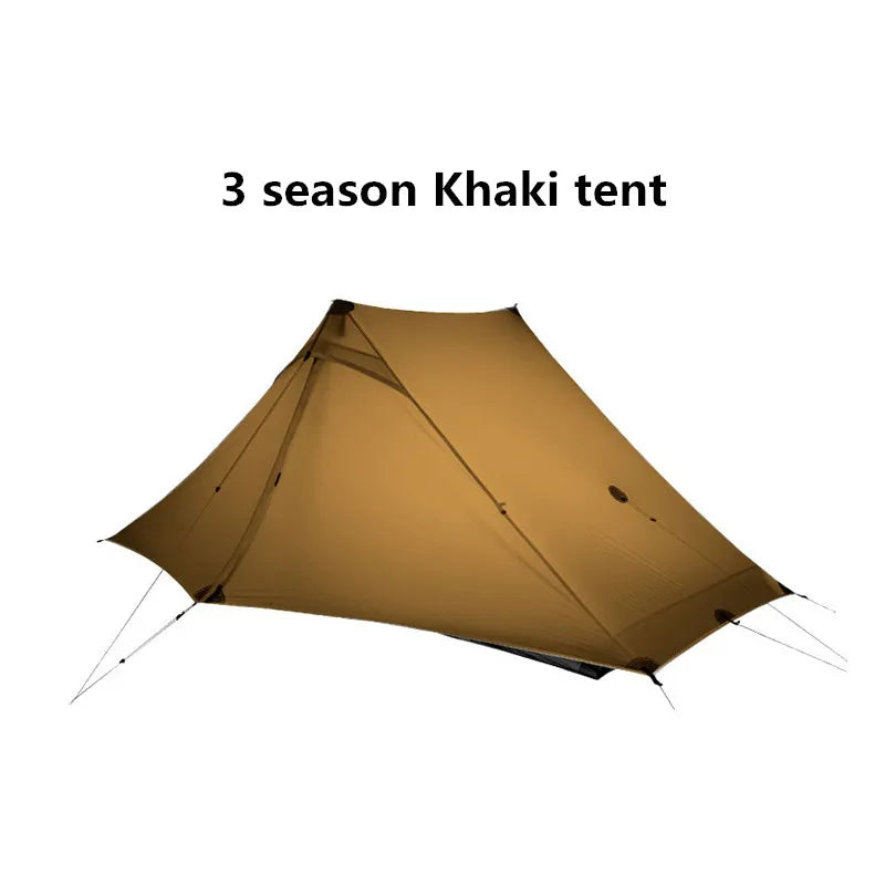 FLAME'S CREED Lanshan 2 Pro Just 920 Grams 2 Side 20D Silnylon LightWeight 2 Person 3 And 4 Season Backpacking Camping Tent