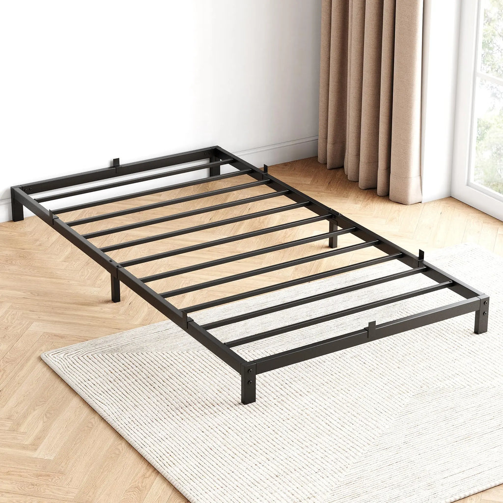 Bed Frames with Under Bed Storage, Heavy Duty Mattress Foundation, Easy Assembly, No Box Spring Needed,Platform Bed for Bedroom