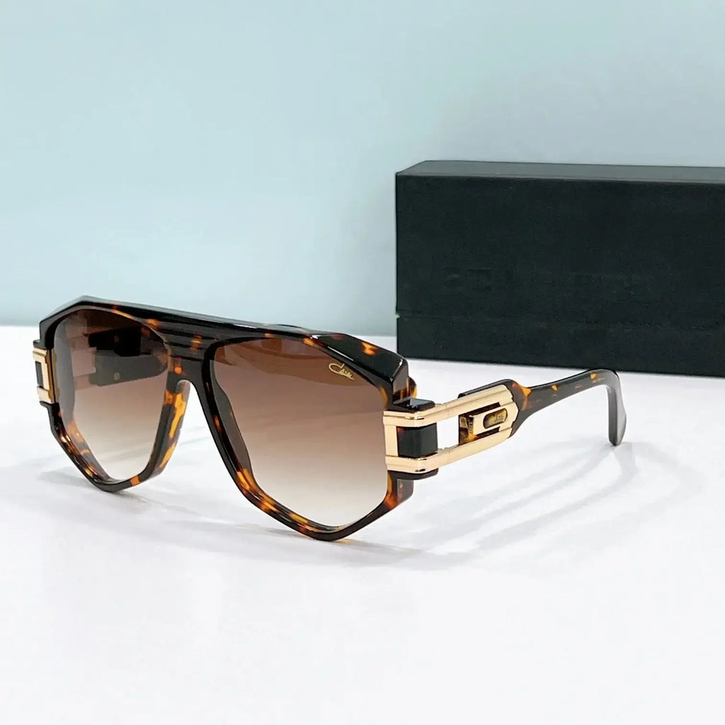 New Arrival ORIGINALCAZAL MOD1633 Premium Alloy+Acetate Frame Men Eyewear Trendy Gradient Polarized Casual Women Sunglasses