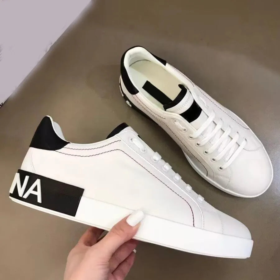Fashion Casual Leather Vulcanized Shoes Men Good Quality Plus Size Walking Sneakers Men Casual Shoes Large Size 47 Sneakers Male