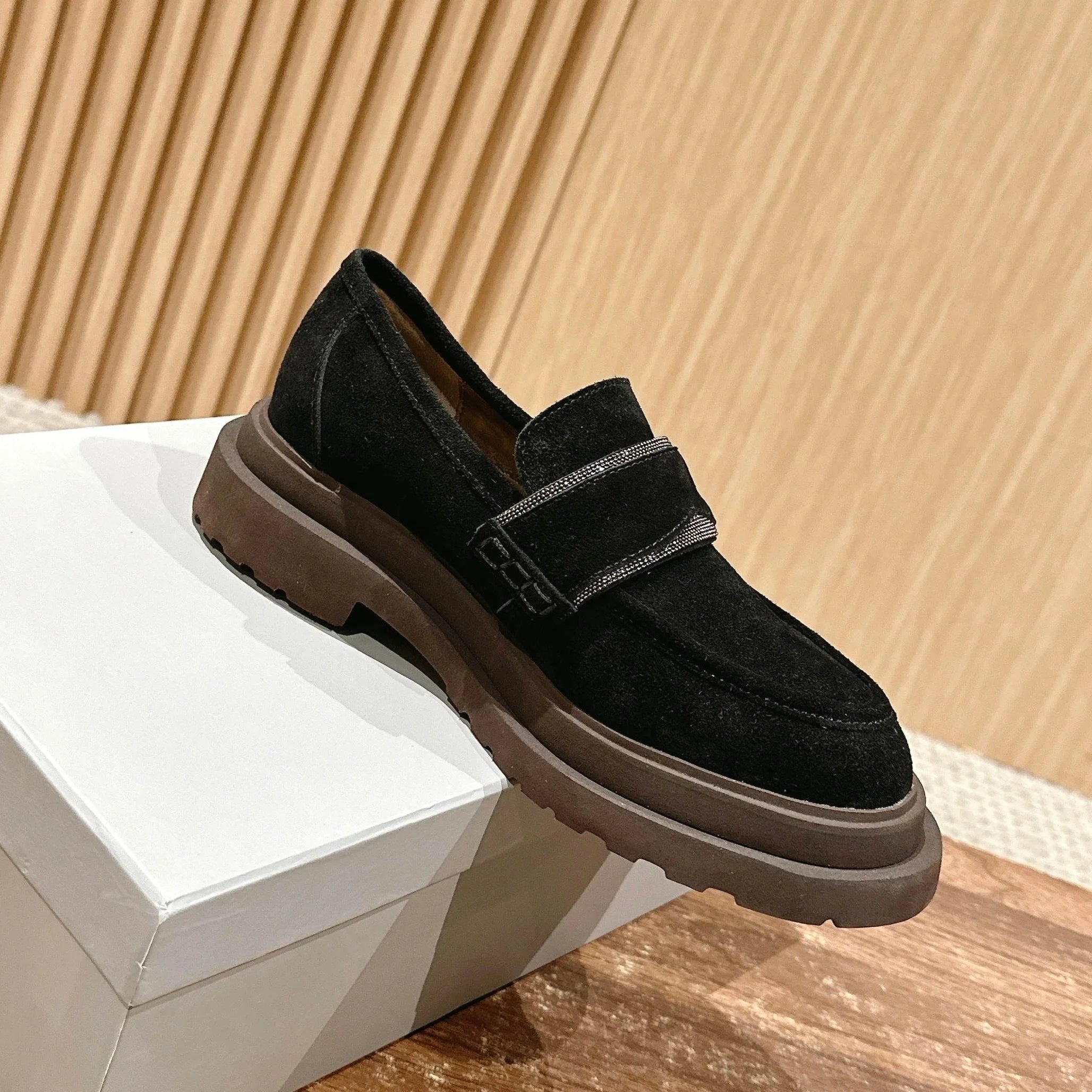 2025 Early Spring New Fashion All-In-One Platform Sandals Women's Platform Shallow Single Shoes Slip-On Lazy Slippers Sandals