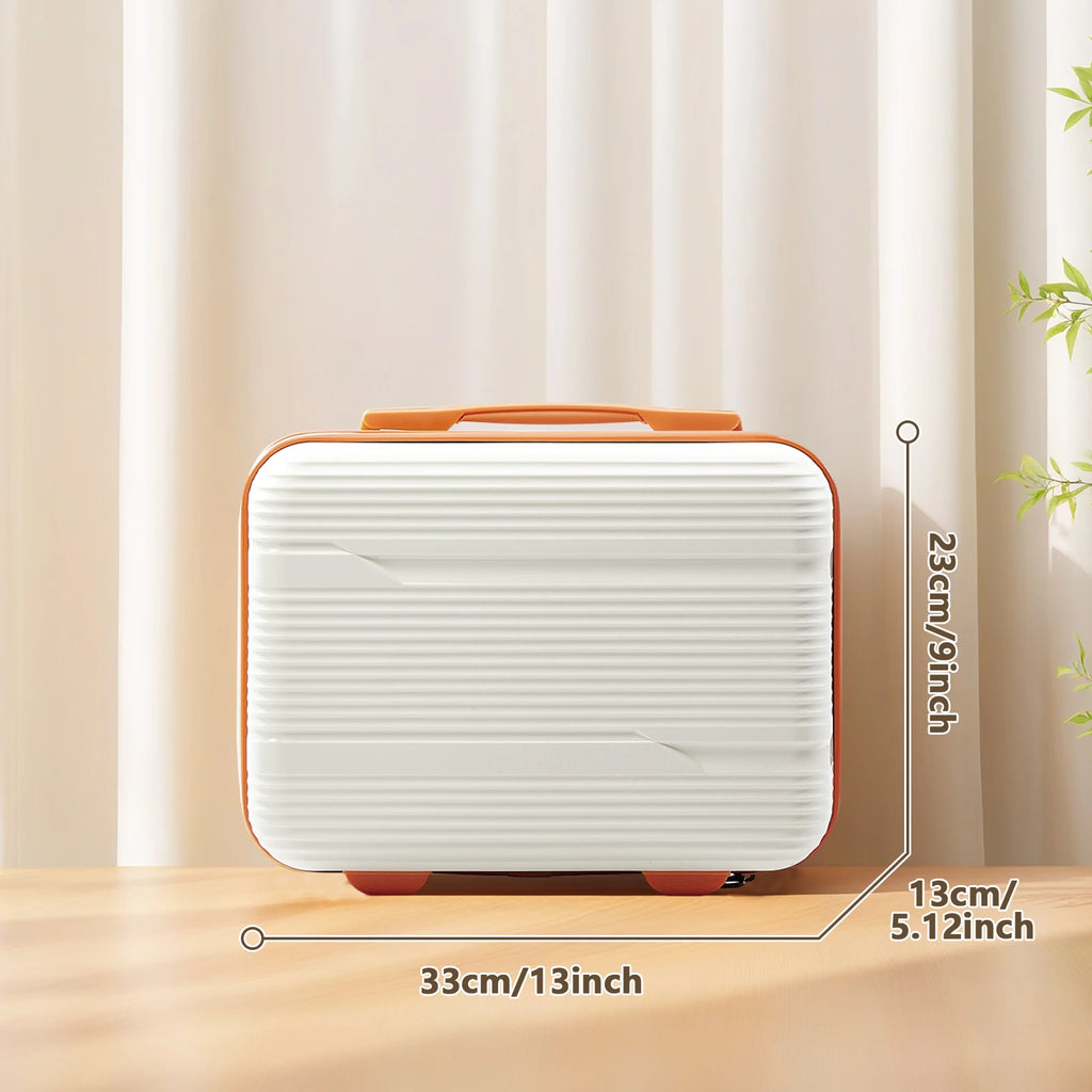 Travel Suitcase Rolling, Carry on Boarding Luggage Cabin Set with Cosmetic Case Spinner Wheels Travel Trolley Case 13 20 Inch