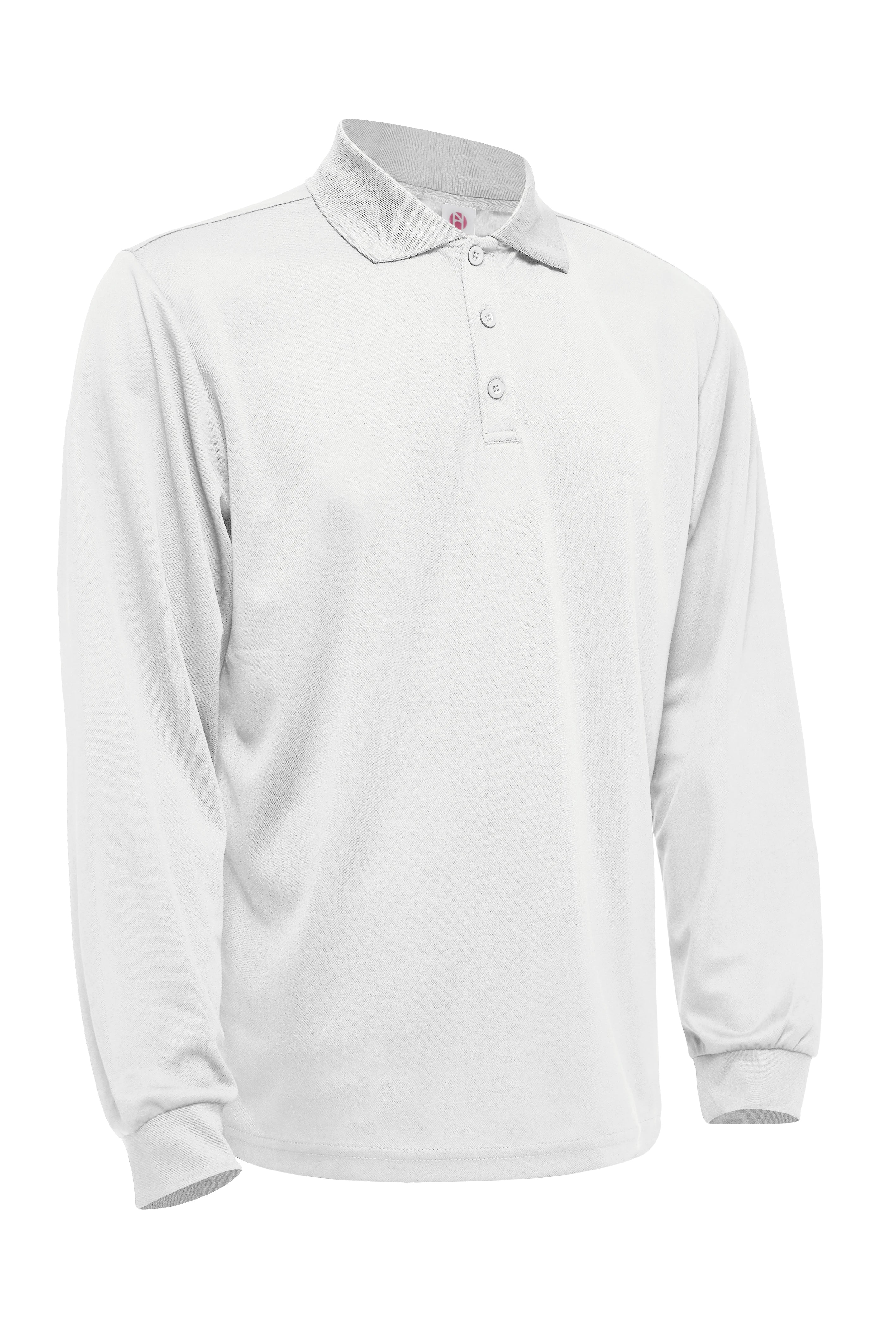 2-piece men's sun protection long sleeved golf shirt - solid color quick drying lapel half cardigan