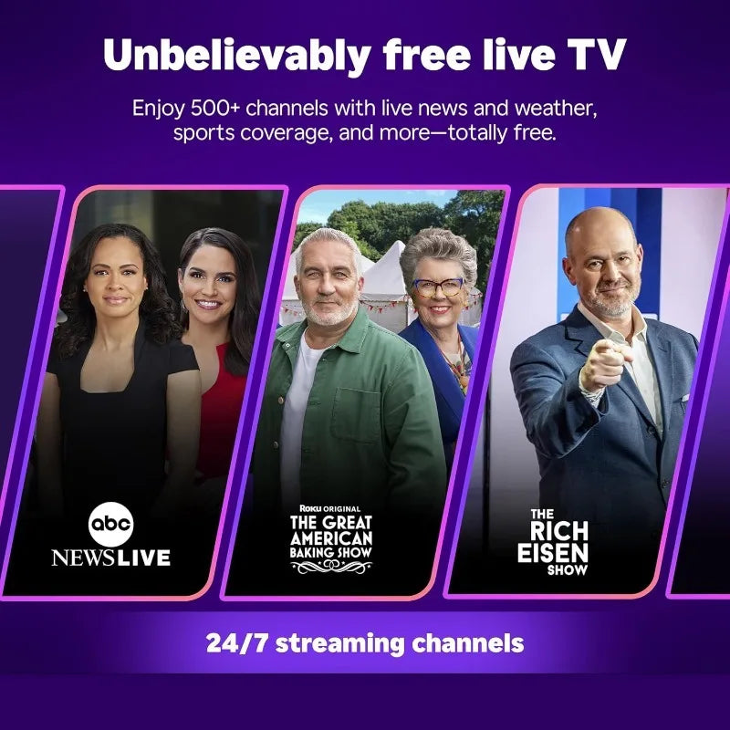 Smart TV 2025 – 43-Inch Select Series, 4K HDR TV – with Enhanced Voice Remote – Flat Screen LED Television with Wi-F