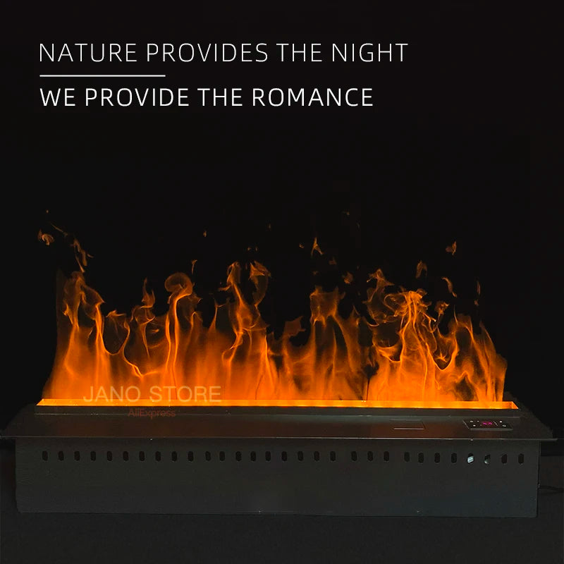3D Atomized Fireplace With Colorful Steam Flame Ecological Decorative Customized Mist Indoor Electric Water Vapor Fireplace