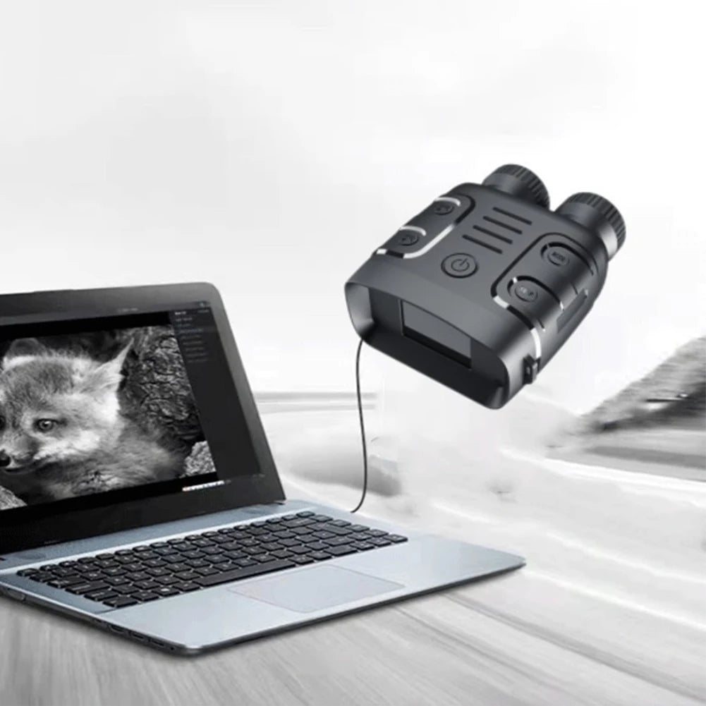 HD 1080P Digital Night Binoculars 2.4-inch Screen Infrared Binoculars 300M Full Dark Viewing Distance for Outdoor Camping Travel