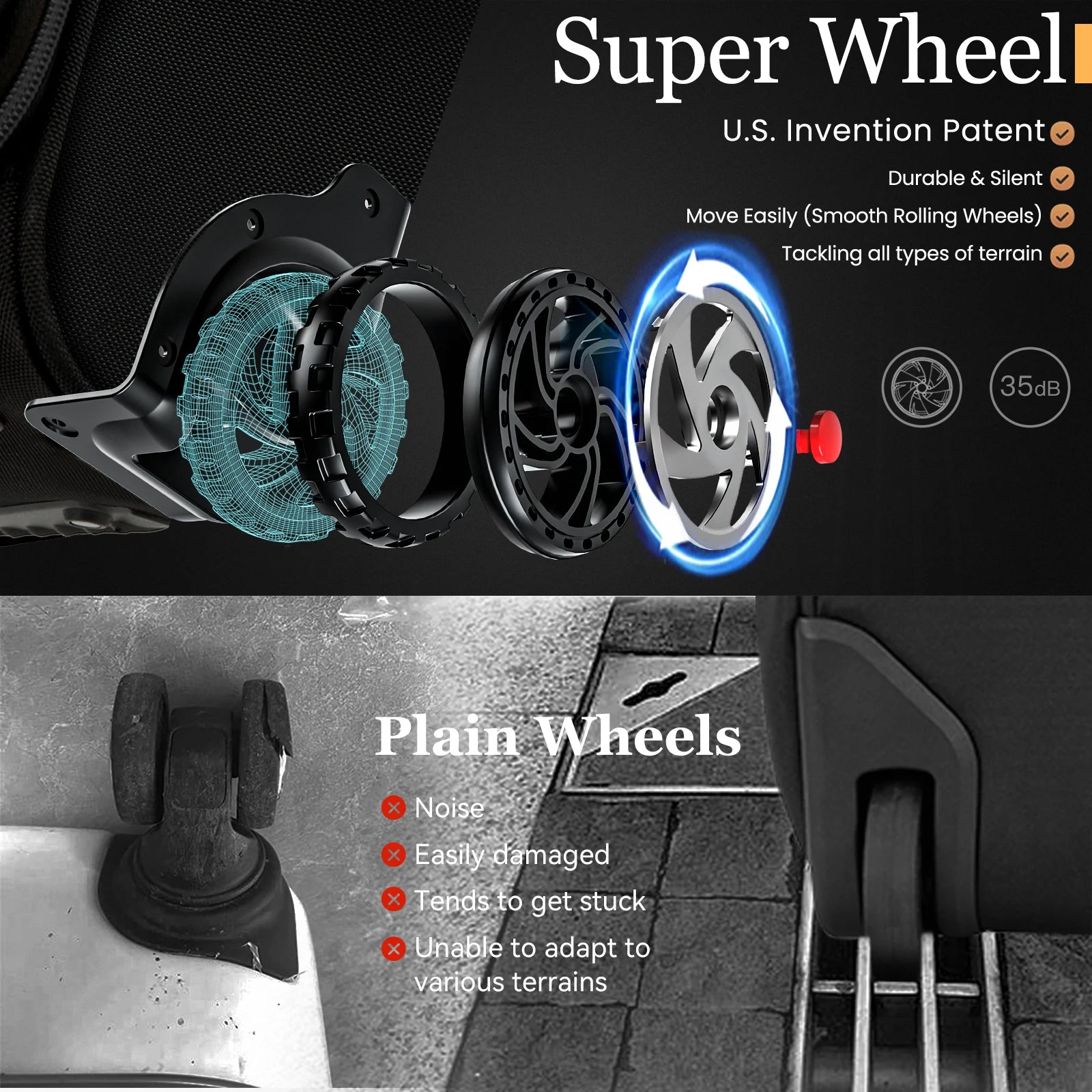 Laptop Bag Business Trolley Bags Carry-On Underseat Airlines Luggage Travel Bag with Wheels Women Men Briefcase for Men Women