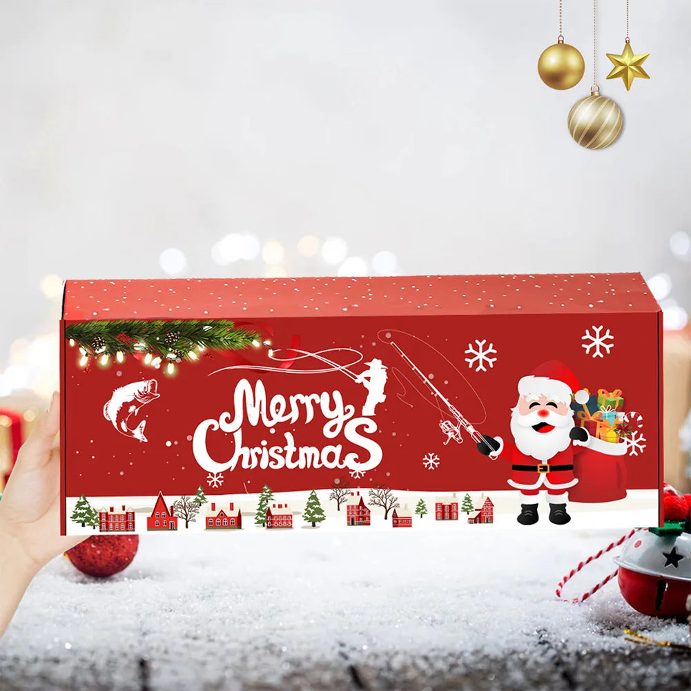 Fishing Pole Set Full Kits with Telescopic Fishing Rod and Spinning Reel Fishing Lures Hooks Travel Pole Set Xmas Gifts for Men