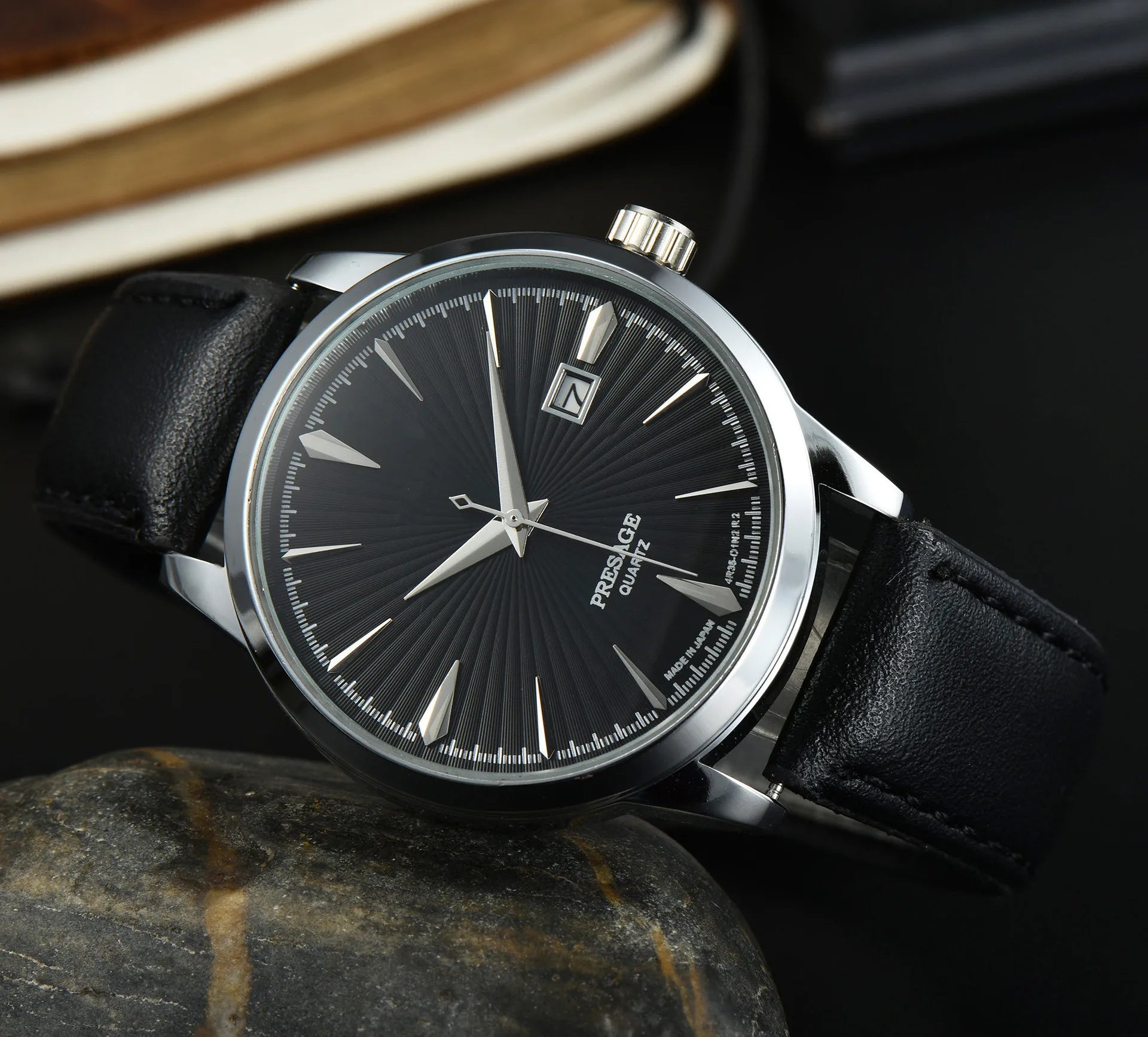 2025 Luxury Brand New Fashion Mens Watches Waterproof Leather Strap Casual Automatic Mechanical Watch Relogio Masculino