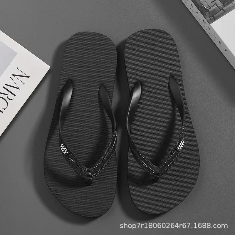 Men's Minimalist Flip Flops  Summer Fashion Outdoor Anti Slip Wear-resistant Sports Sandals with Soft Beach Casual Shoes