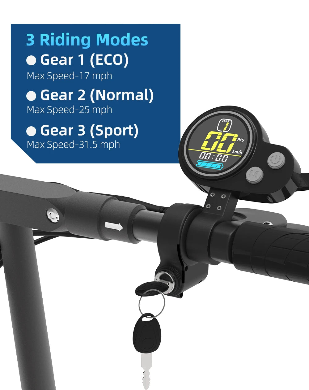 Up to 65km/h 80km 1200W 2500W Adults Electric Scooters 48V/52V Motor 10'' Pneumatic Tires Foldable E Scooter 200kg Loading