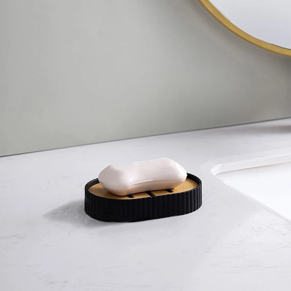 6 Piece Bathroom Accessories Set Modern Bathroom Essentials Set with Soap Dispenser Soap Dish & Toilet Brush