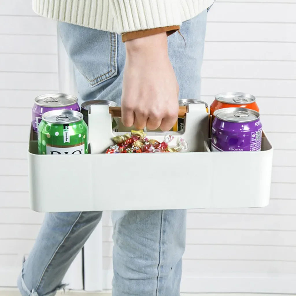 Desk Organizer, Desk Storage Box, Cosmetics Stationery Finishing Box, Multi-functional Detachable Compartment