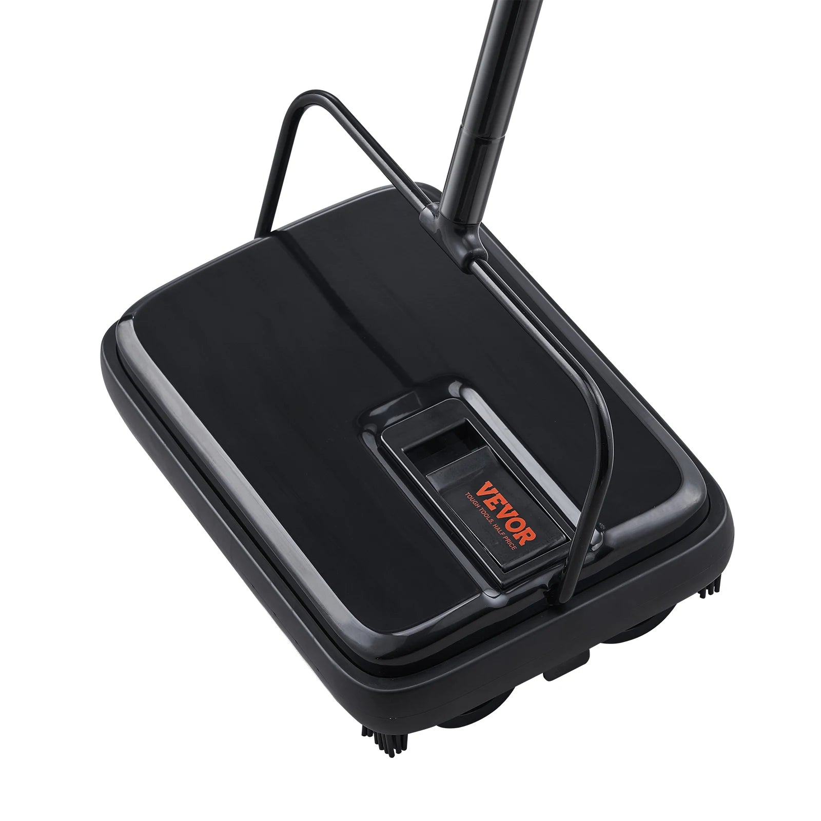 Carpet Sweeper, 7.87 In Sweeping Paths, Floor Sweeper Manual Non Electric, 300 Ml Dustbin Capacity With Comb For Home Office