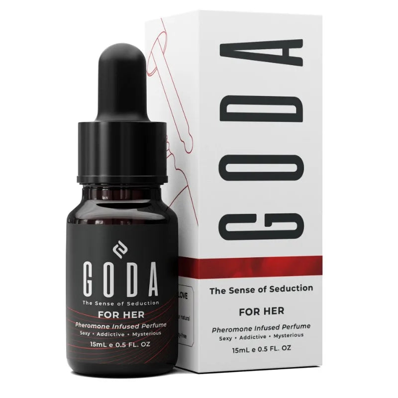 GODA Pheromones Perfume for Women The Original Long-Lasting Women's Fragrances Jasmine and Rose Vegan Cruelty-Free 15ml