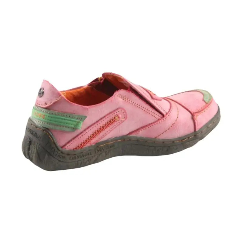 TMA EYES Women's Paneled Leather Casual Shoes Spring Autumn Collection Comfortable Footwear