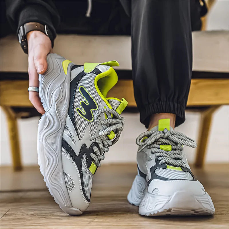 New Men's Shoes Are Trendy Fashionable Comfortable Wear Resistant Anti Slip Casual Shoes Versatile Through The Four Seas