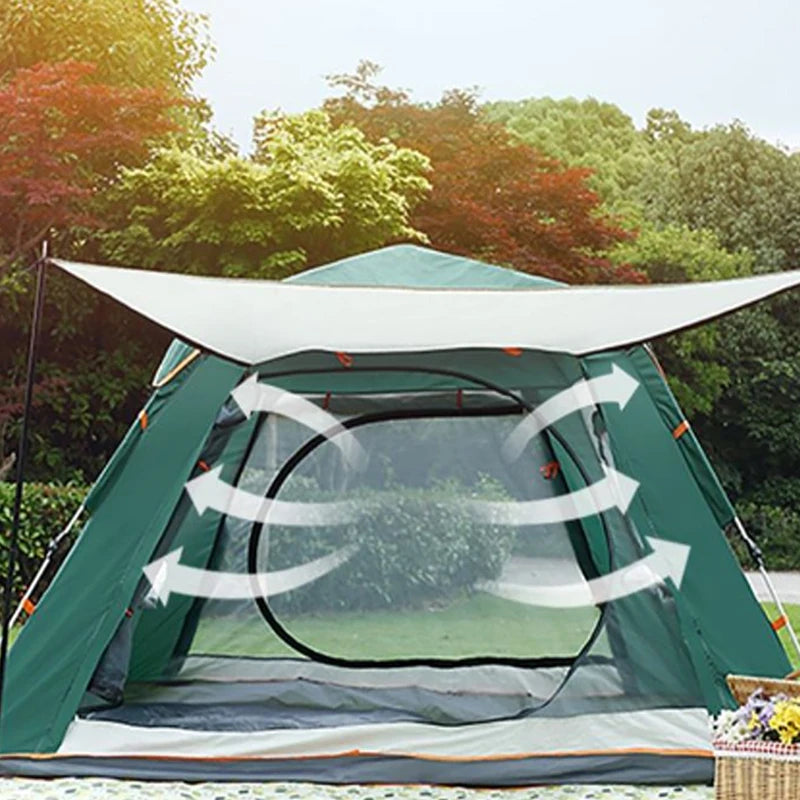 Camping Family Tent Tent Outdoor Camping Camping Fully Automatic Quick Opening tent Tour Equipment 4-6 Person tent Backpack Tent