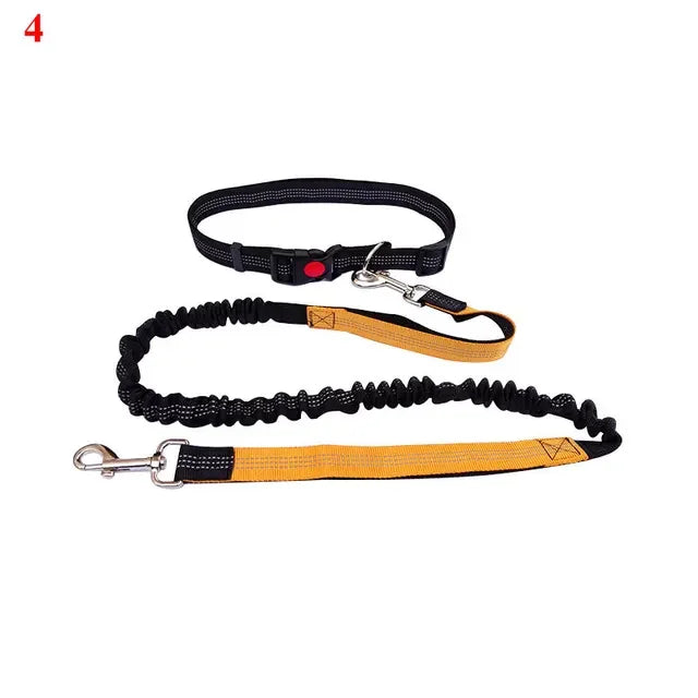 2022 New Adjustable Hand Free Dog Leash for Dog Pet Walking Running Jogging Dog leashes Waist Belt Chest Strap Traction Rope Dog