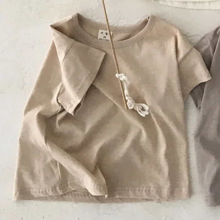 Baby Boy Stripe Shirt Summer Casual Short Bat Sleeve Kids Shirt for Boys Clothing Children Girls Sports Shirt Cotton Tops