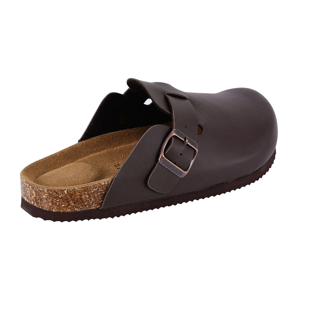 SUFU New Women's Shoes Women's Slippers EVA Leather Clogs Women's Sandals Retro Fashion Garden Clog Slide